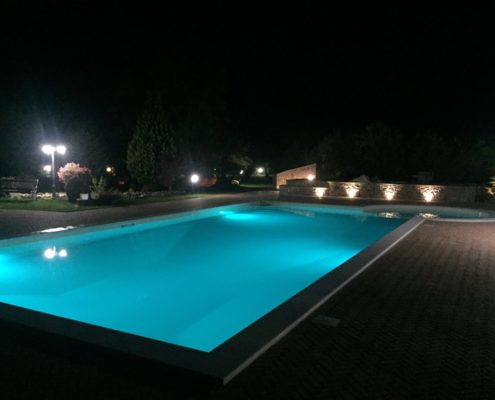 Illuminazione Led per piscina
